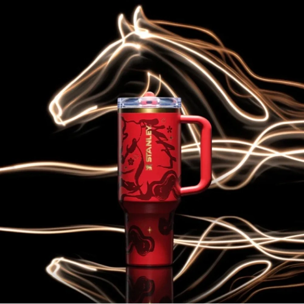Stanley 2026 The Lunar New Year Quencher® ProTour Flip Straw Tumbler Fire Horse - Picture 2 of 7